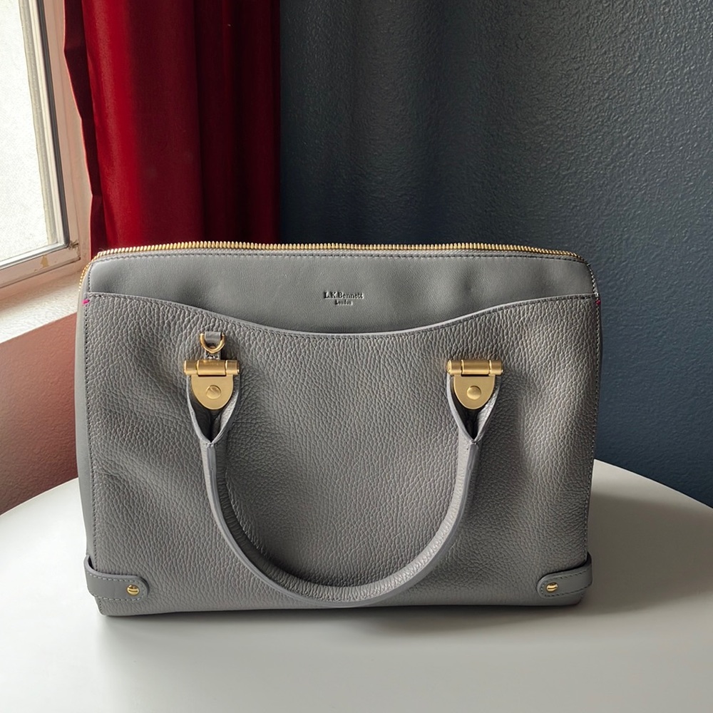 LK Bennett Gray Rosamund Bag